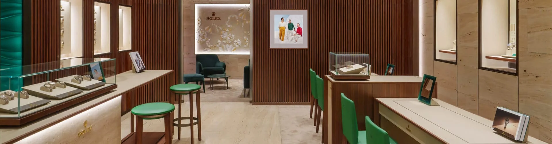 Interior view of Chang Ein Hong Rolex Retail Store in Brunei. - Chang Ein Hong