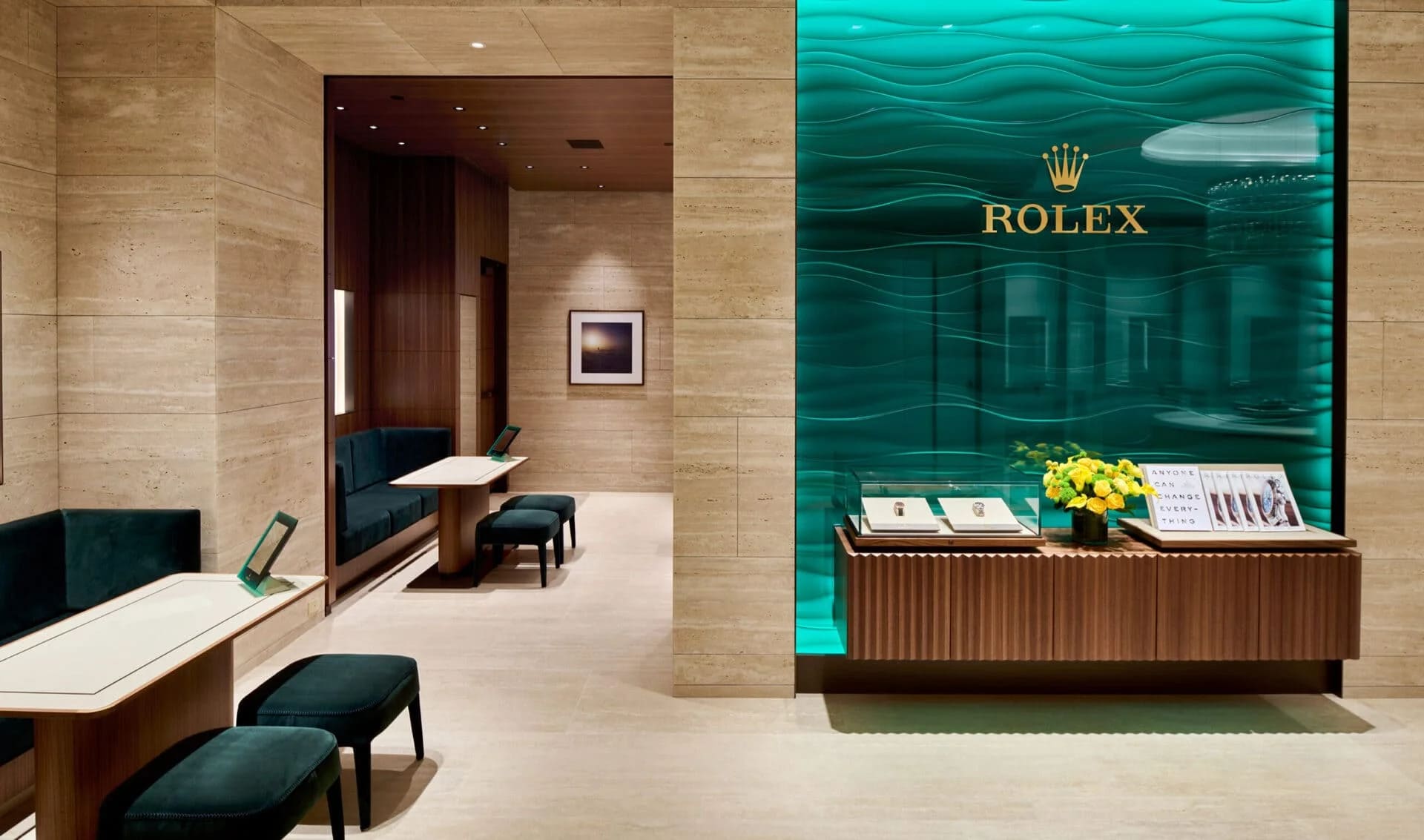 Interior view of Chang Ein Hong Rolex Retail Store in Brunei. - Chang Ein Hong