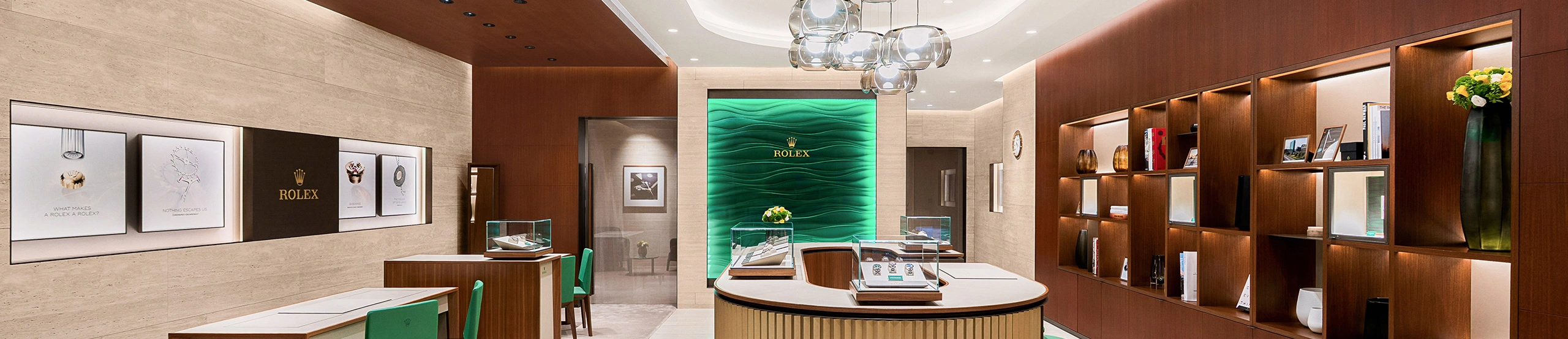 Interior view of Chang Ein Hong Rolex Retail Store in Brunei. - Chang Ein Hong