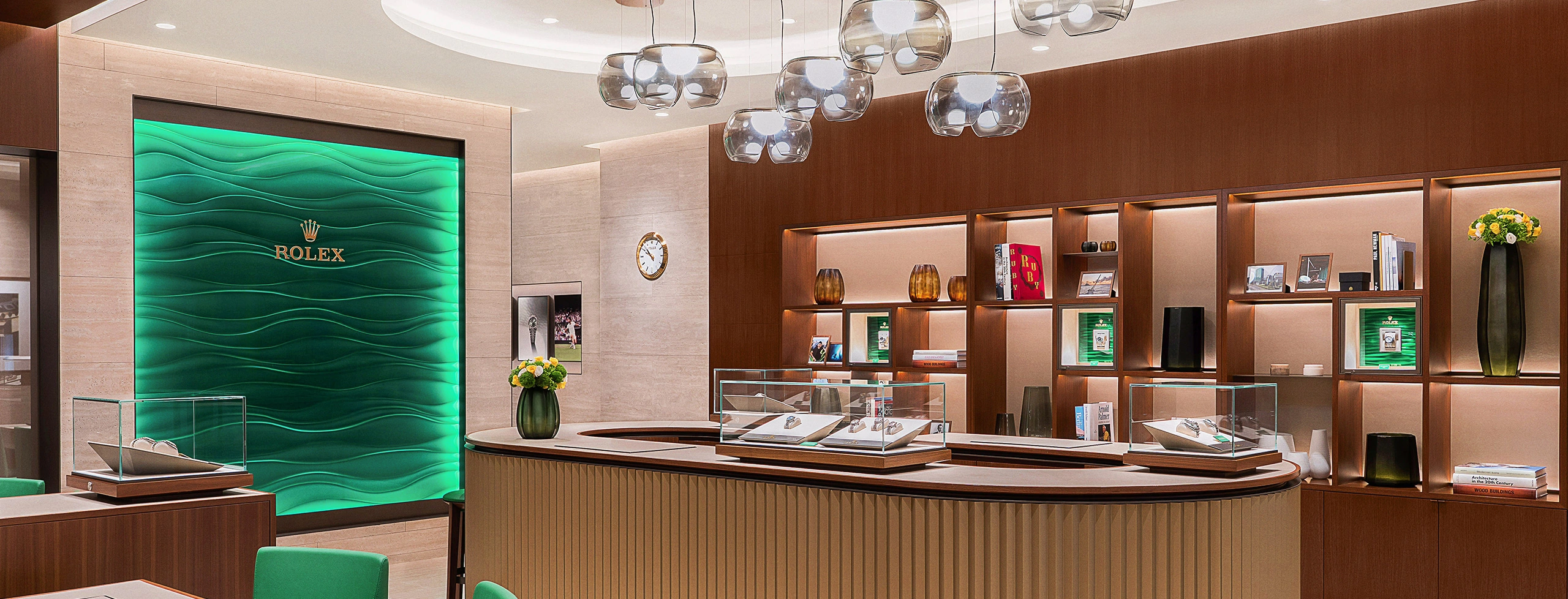 Interior view of Chang Ein Hong Rolex Retail Store in Brunei. - Chang Ein Hong