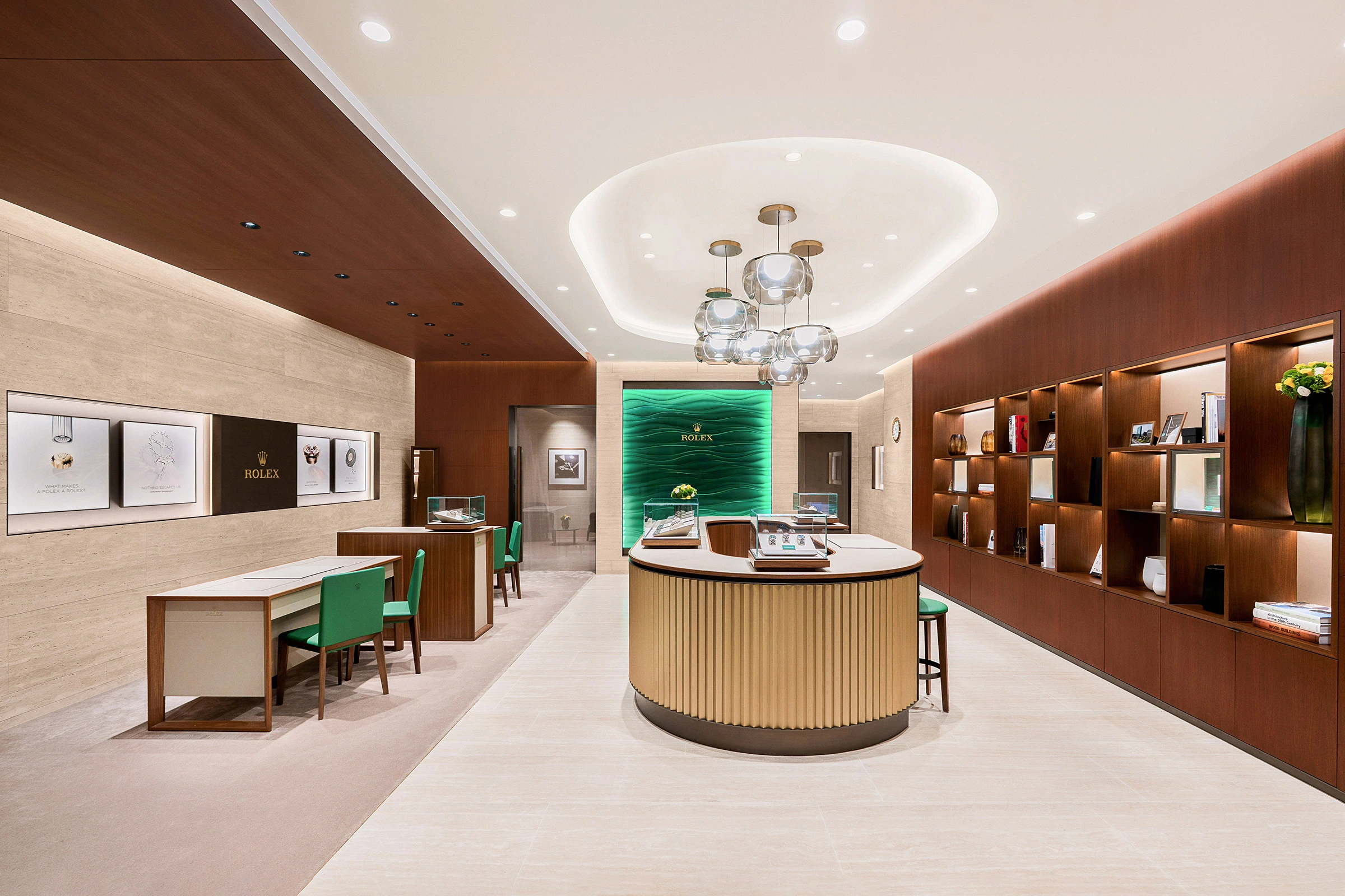 Interior view of Chang Ein Hong Rolex Retail Store in Brunei. - Chang Ein Hong