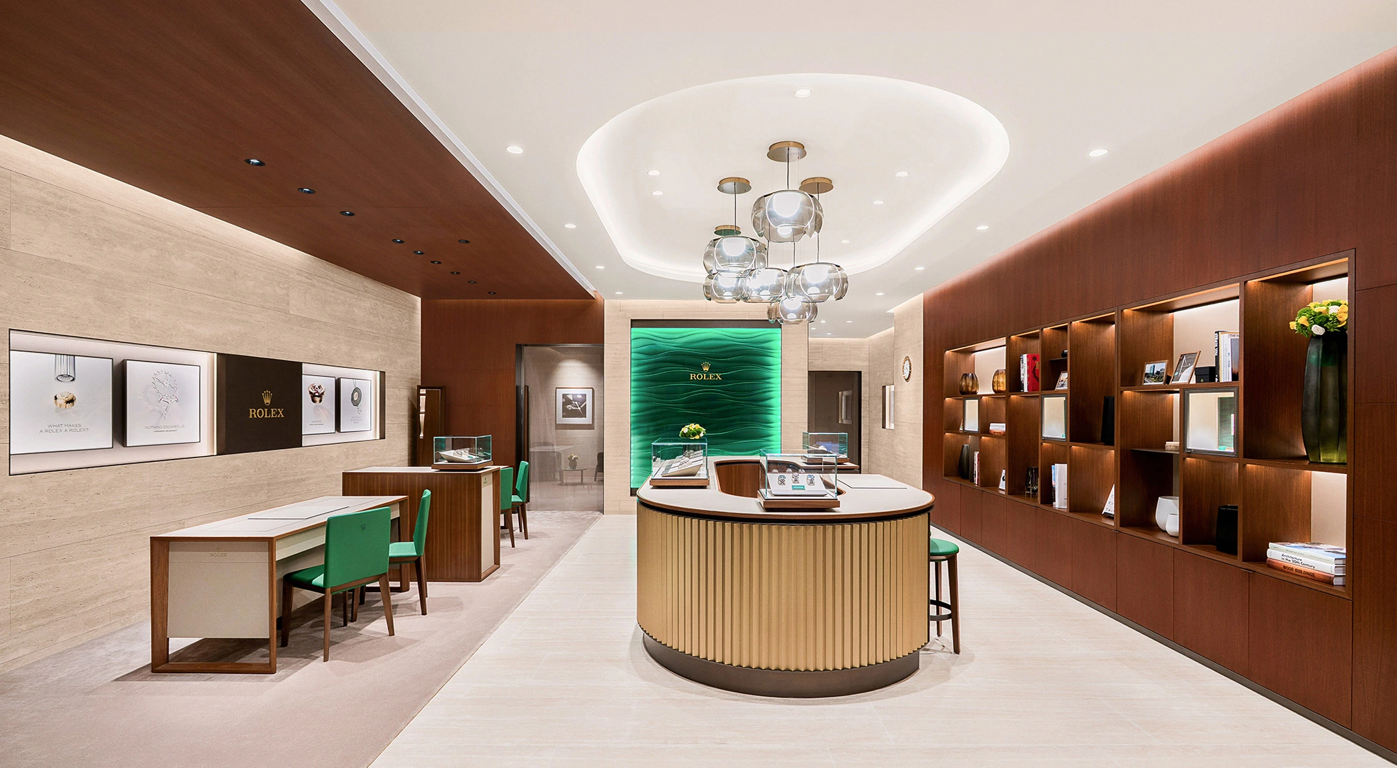 Interior view of Chang Ein Hong Rolex Retail Store in Brunei. - Chang Ein Hong
