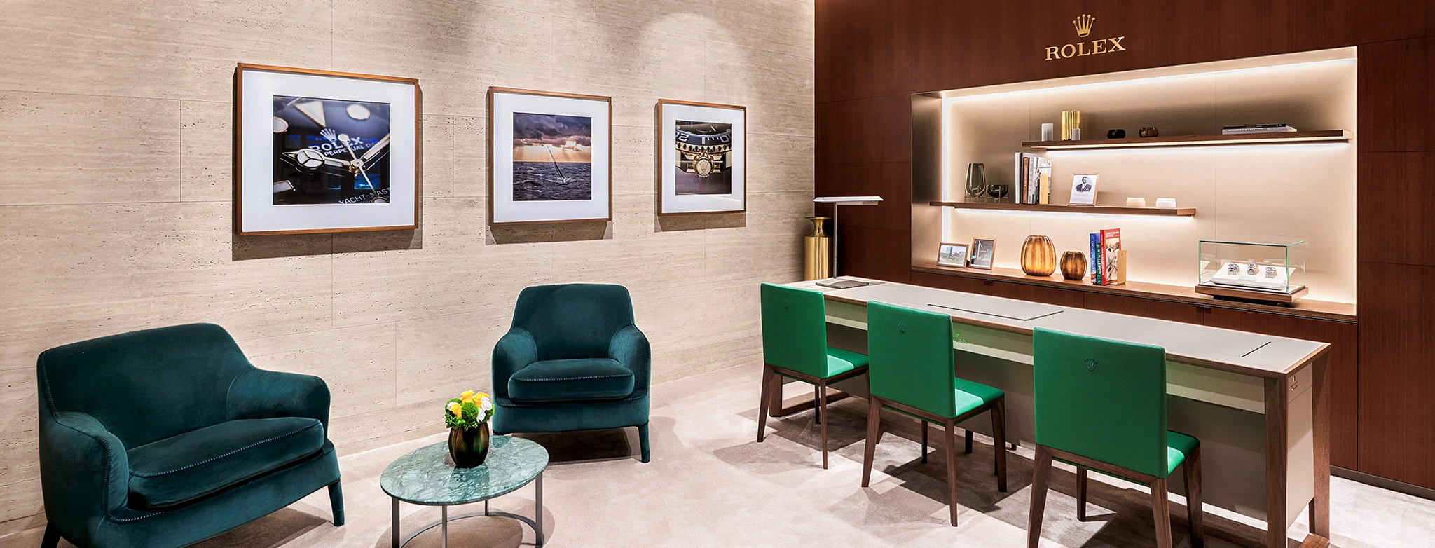 Interior view of Chang Ein Hong Rolex Retail Store in Brunei. - Chang Ein Hong