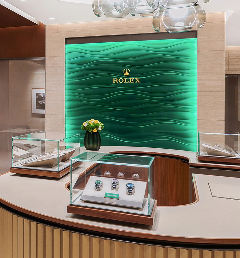 Interior view of Chang Ein Hong Rolex Retail Store in Brunei. - Chang Ein Hong