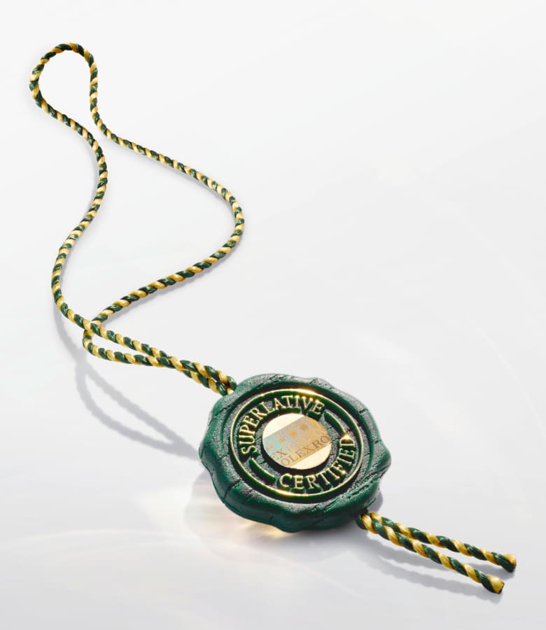 Rolex Superlative Certified green seal with cord - Chang Ein Hong