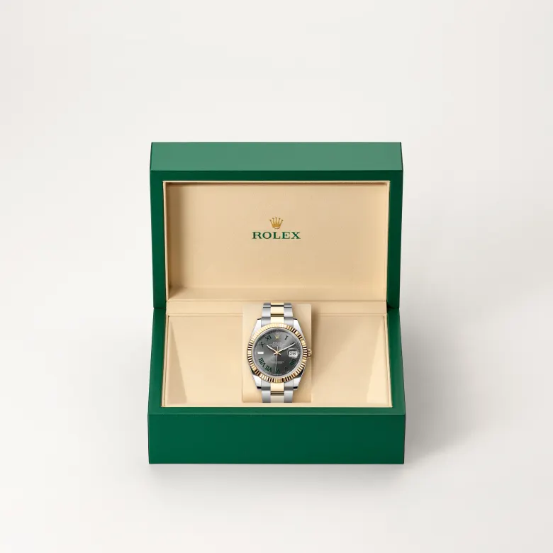 The The Rolex Datejust 41 in Oystersteel and yellow gold in the Rolex presentation box. - Chang Ein Hong