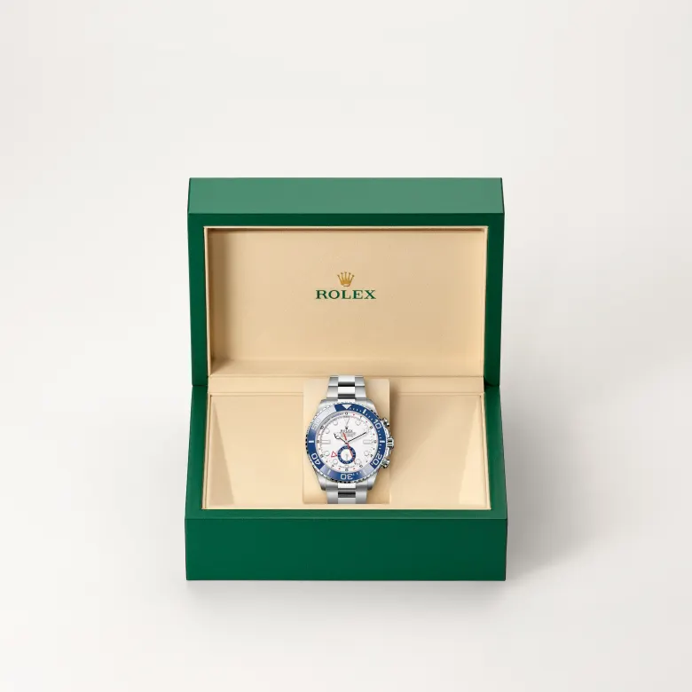 The The Rolex Yacht-Master II in Oystersteel in the Rolex presentation box. - Chang Ein Hong