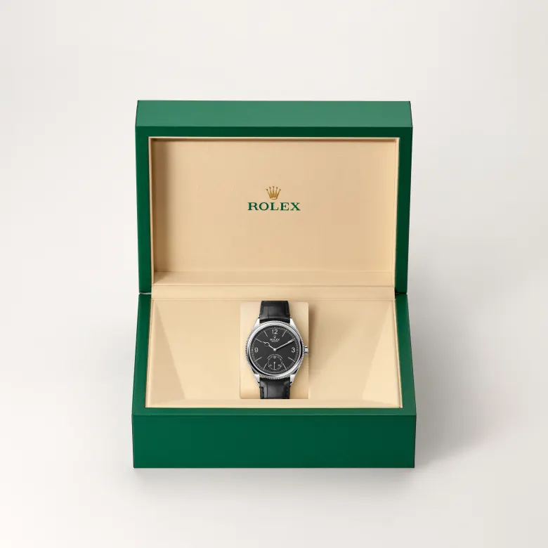 The The Rolex 1908 in 18 ct white gold, polished finish in the Rolex presentation box. - Chang Ein Hong