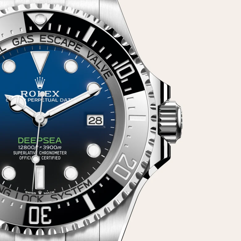 A close-up view of the The Rolex Deepsea in Oystersteel. - Chang Ein Hong