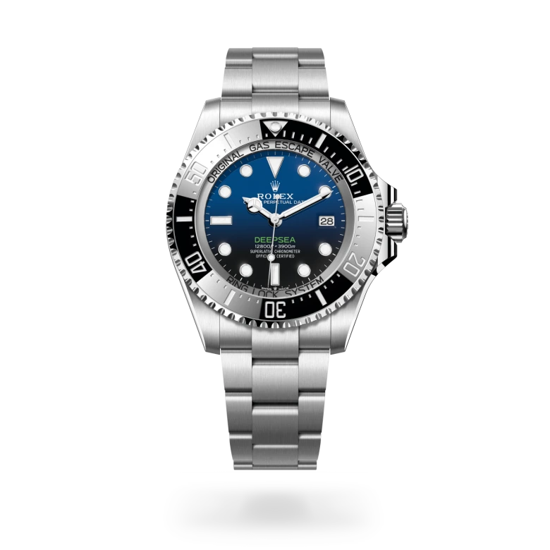 Rolex Deepsea in Oystersteel with D-Blue gradient dial, unidirectional rotatable black Cerachrom bezel, Ring Lock System and Oyster bracelet - Chang Ein Hong